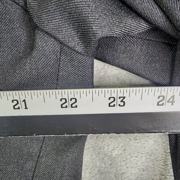 Womens Black Label By Evan-Picone Black/White Trim Blazer Jacket Open Front 16 - Picture 8 of 10